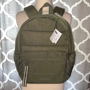 PINK Victoria's Secret Khaki Backpack